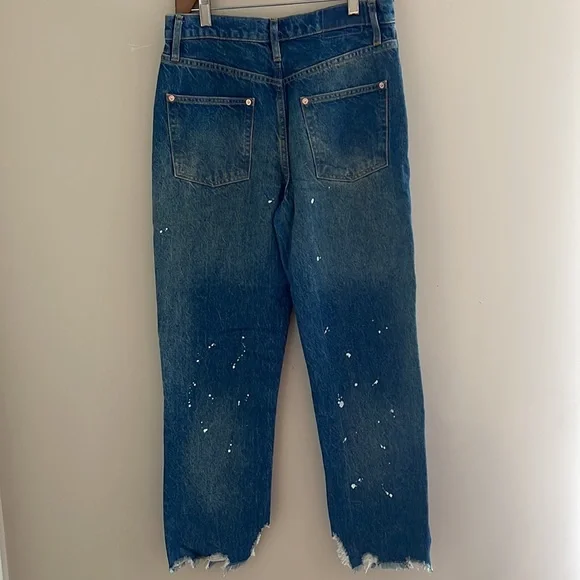 Free People We The Free Maggie Mid-Rise Straight Leg Jeans Size 26 NWOT - Picture 8 of 10